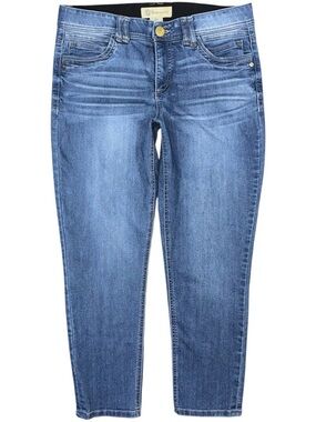 Democracy Jeans Ab Technology Ankle Skimmer Medium Blue Wash Women’s 10 Slimming